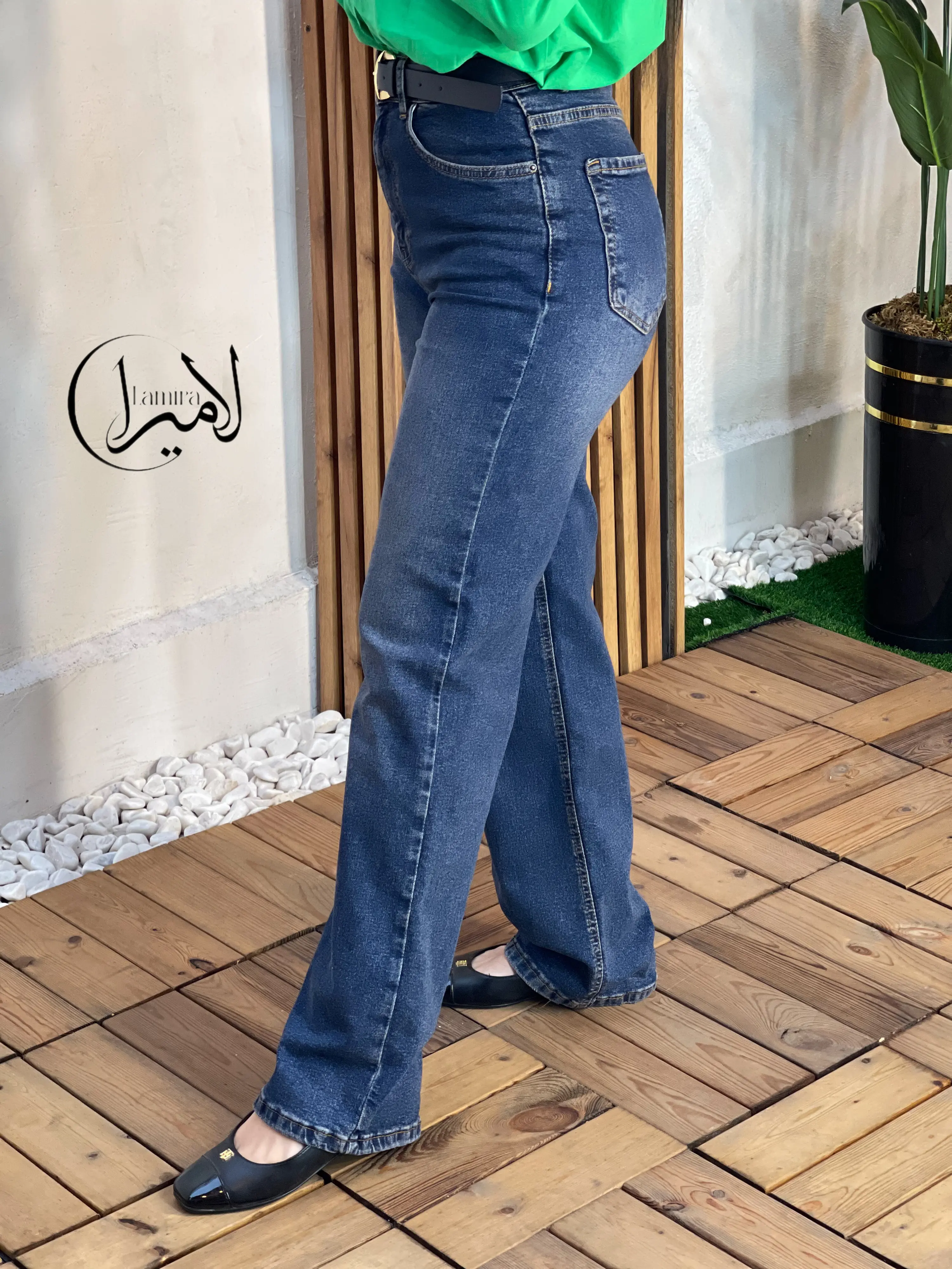 شلوار جین راسته ترک Straight Leg Jean